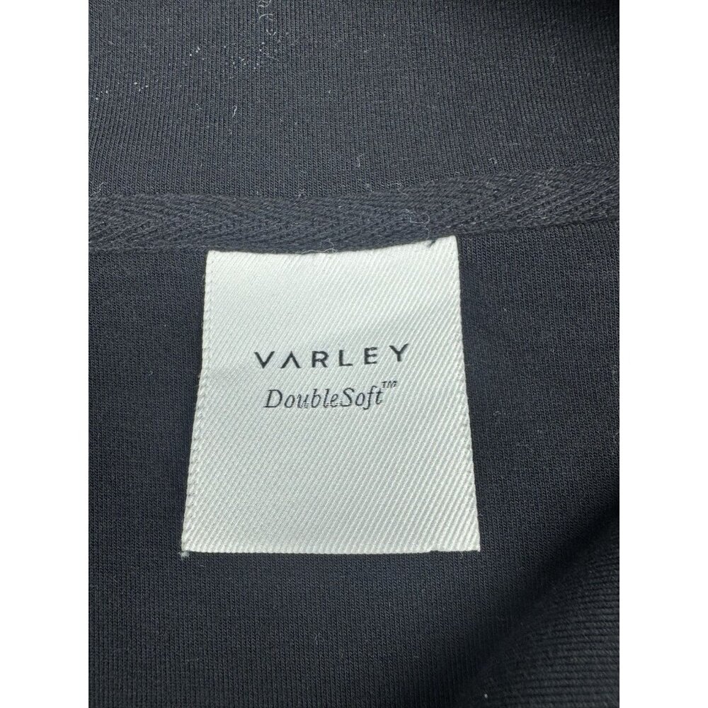 Varley Black Doublesoft Hawley 1/2 Zip Womens Sweatshirt L Soft Luxe Athleisure - Picture 6 of 10